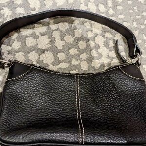 Dooney & Bourke mini Black Grain Leather Shoulder bag
